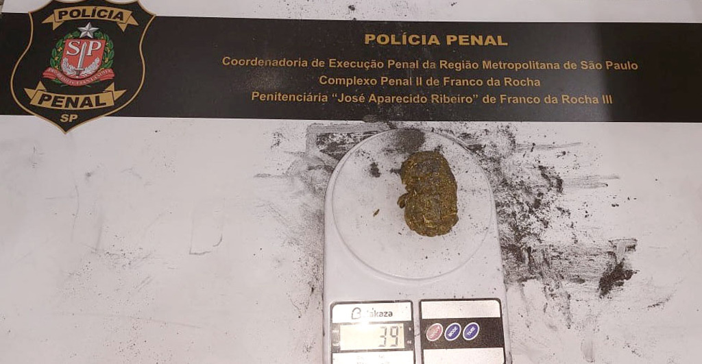 Visitante é flagrada com droga ao tentar entrar em penitenciária de Franco da Rocha