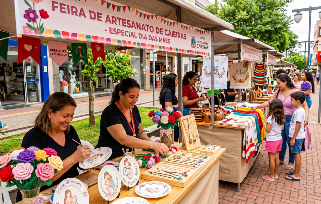 Caieiras recebe Feira de Artesanato em celebração ao Dia das Mães nesta quinta (07)