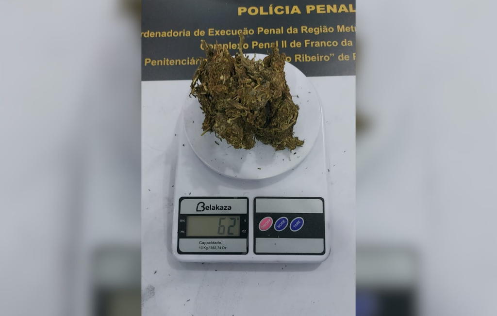 Revista em escâner corporal flagra visitante com droga em presídio de Franco da Rocha