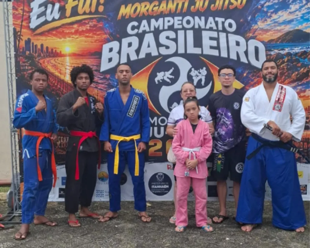 Atletas de Franco da Rocha conquistam cinco medalhas no Brasileiro de Morganti Ju-Jitsu
