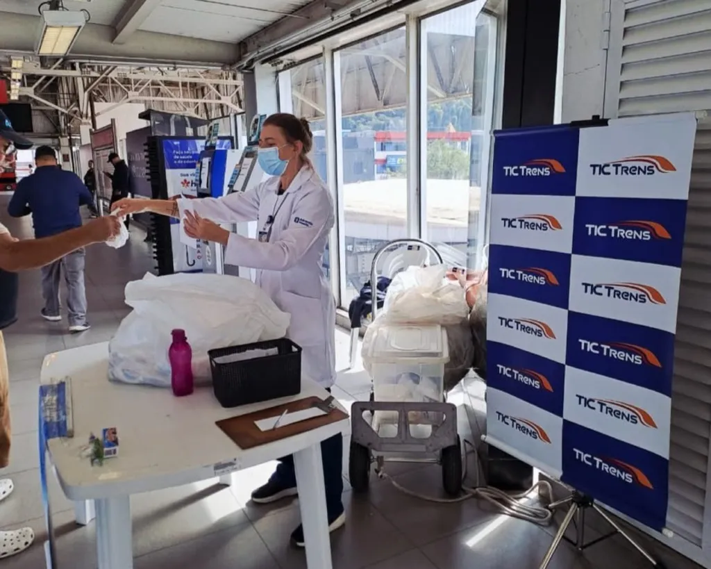 Estação Franco da Rocha recebe ação gratuita de conscientização sobre saúde bucal